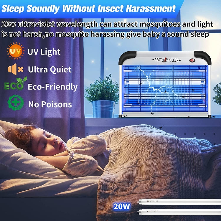 SK611 Indoor Household 20W Electric Shock Mosquito Killer Lamp High Voltage Hotel Fly Killer Lamp