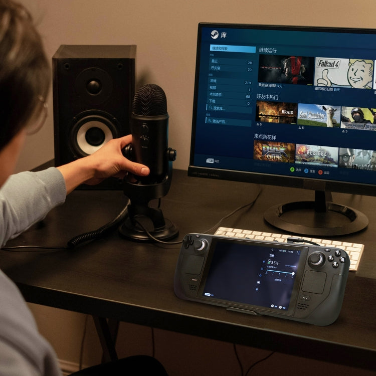 Hifylux ST-BF27 For Steam Deck Game Console Charging Treasure Base Mobile Power Desktop Bracket