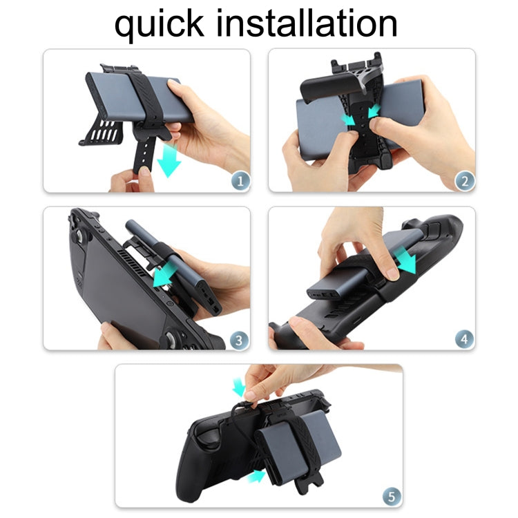 Hifylux ST-BF27 For Steam Deck Game Console Charging Treasure Base Mobile Power Desktop Bracket