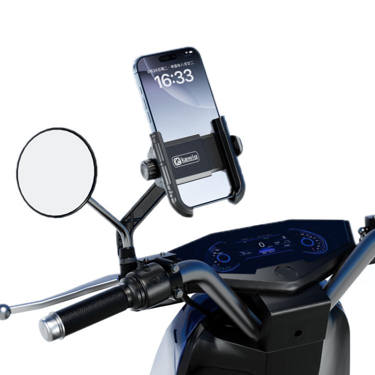 Kewig Motorcycle Bicycle Non-Blocking Mobile Phone Camera Navigation Bracket