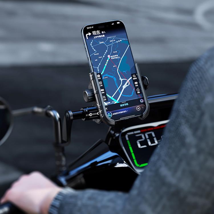 Kewig Motorcycle Bicycle Non-Blocking Mobile Phone Camera Navigation Bracket