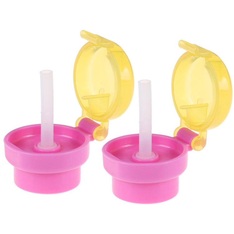 2pcs CJ07205 Baby Straw Lids Portable Drinking Straw Lids for Children