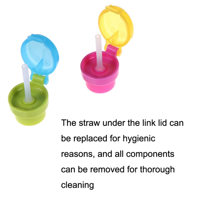 2pcs CJ07205 Baby Straw Lids Portable Drinking Straw Lids for Children