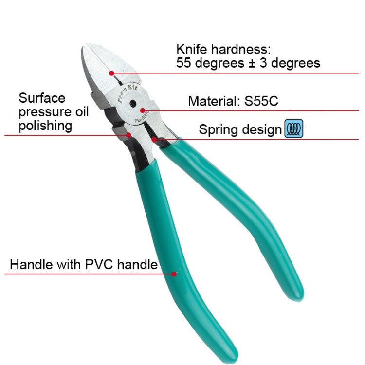 ProsKit PM-805E Thin Knife Water Nose Pliers 5 Inch Angled Nose Pliers