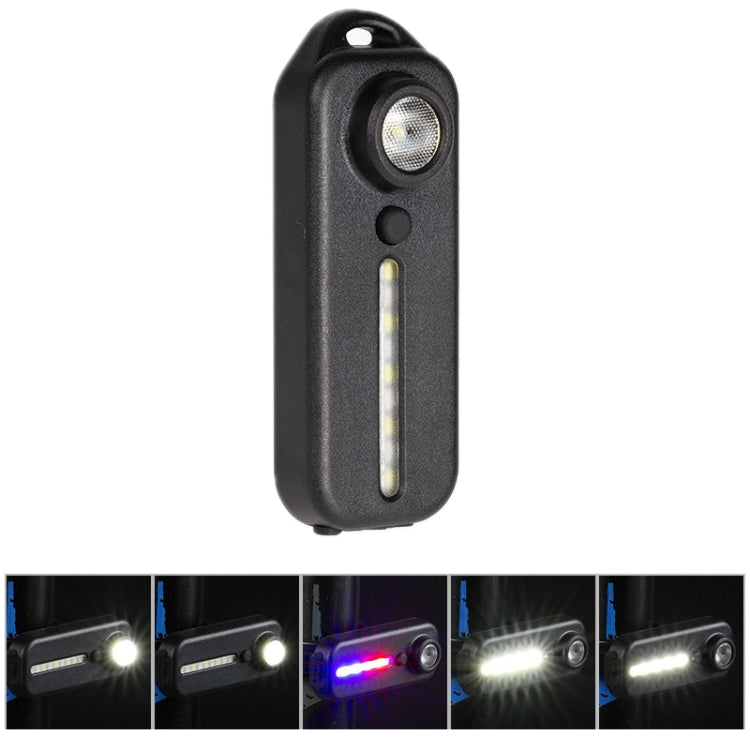 Bicycle Tail Light Type-C Rechargeable Outdoor Warning Light With Pen Clip
