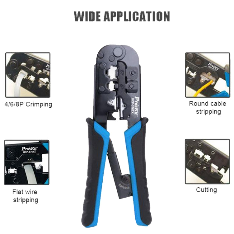 4P/6P/8P Three-Purpose Network Crimping Plier