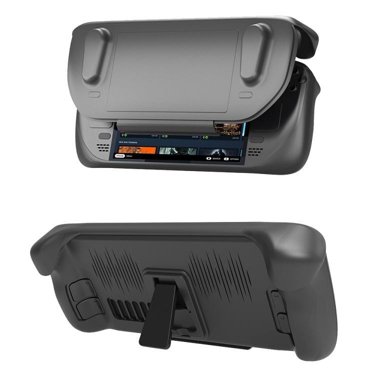 For Steam Deck JYS-SD012 Game Console All-inclusive Protective Case + Detachable Cover Set with Bracket