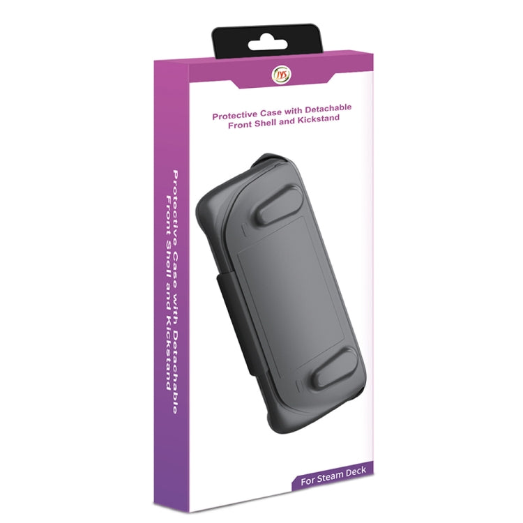 For Steam Deck JYS-SD012 Game Console All-inclusive Protective Case + Detachable Cover Set with Bracket