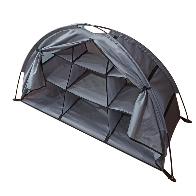 9 Compartment Foldable Camping Storage Tent Shoe Cabinet for Travel Rv Clothes Organizer