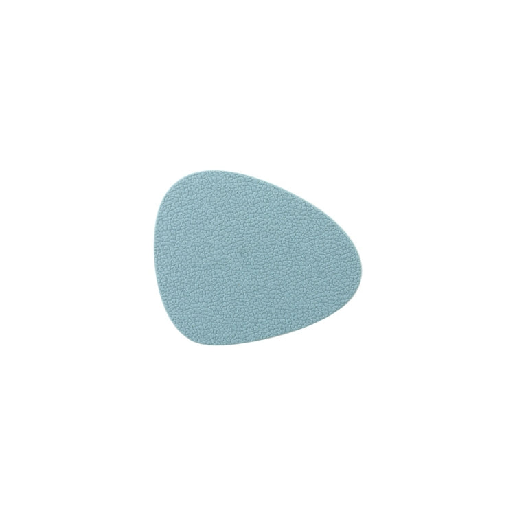 10pcs Teardrop-Shaped Silicone Table Insulation Mat Leather Textured Kitchen Cup And Pot Mat