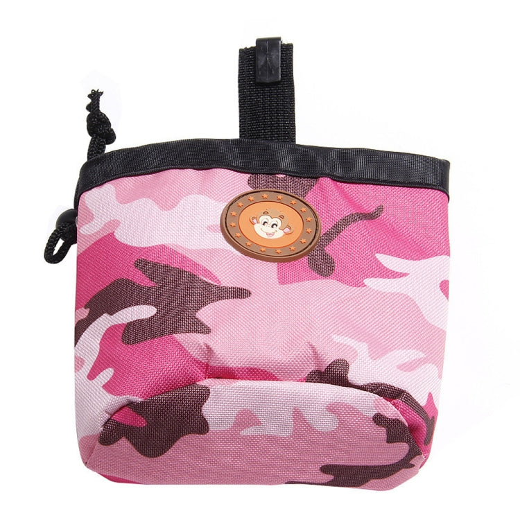 Multifunctional Pet Training Camouflage Snacks Bag Portable Dog Walking Belt Bag