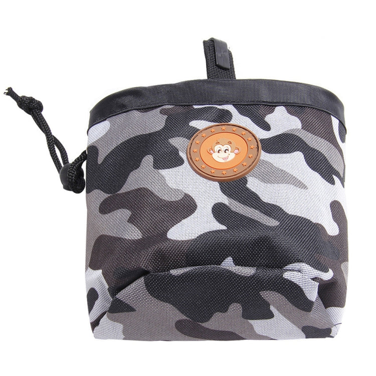 Multifunctional Pet Training Camouflage Snacks Bag Portable Dog Walking Belt Bag