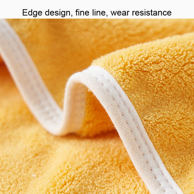 Kids Bath Towel Thickened High Density Coral Fleece Hooded Cloak Water Absorbent Cape