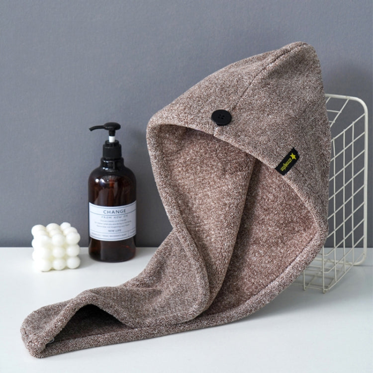 Coral Velvet Quick Dry Absorbent Hair Dryer Hat Plus Thicken Shower Cap Hotel Household Wrap Head Towel