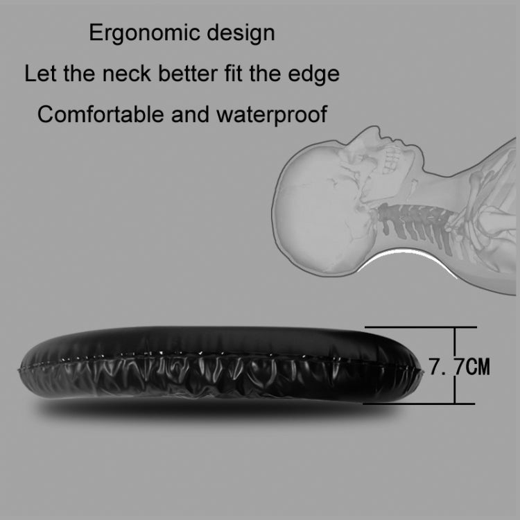 Bed Nursing No Bending Inflatable Light Shampoo Basin