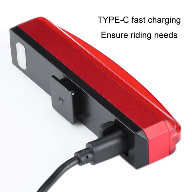 Bicycle Tail Light USB Rechargeable Waterproof Night Riding Warning Light