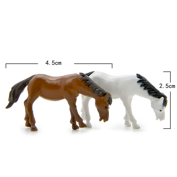 Horse Figure DIY Micro-landscape Landscaping Doll Desktop Decoration Ornaments