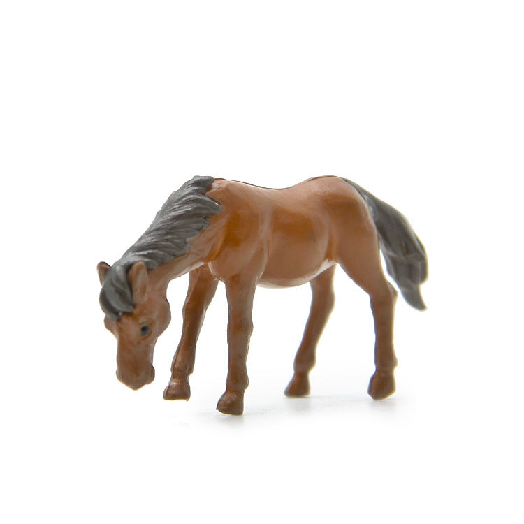 Horse Figure DIY Micro-landscape Landscaping Doll Desktop Decoration Ornaments