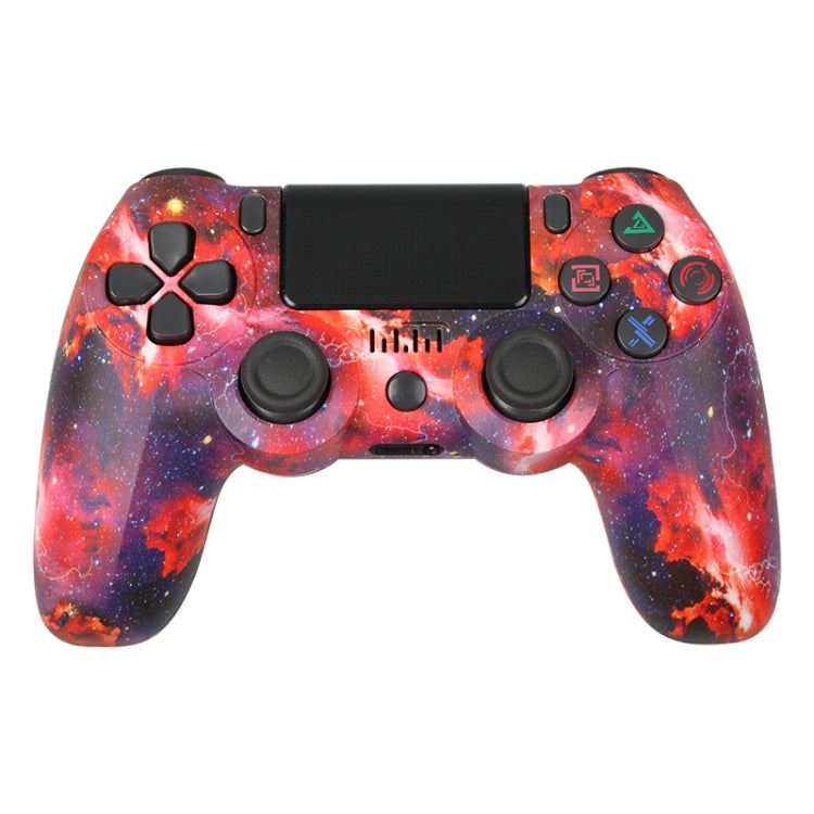 For PS4 Wireless Bluetooth Game Controller With Light Strip Dual Vibration Game Handle