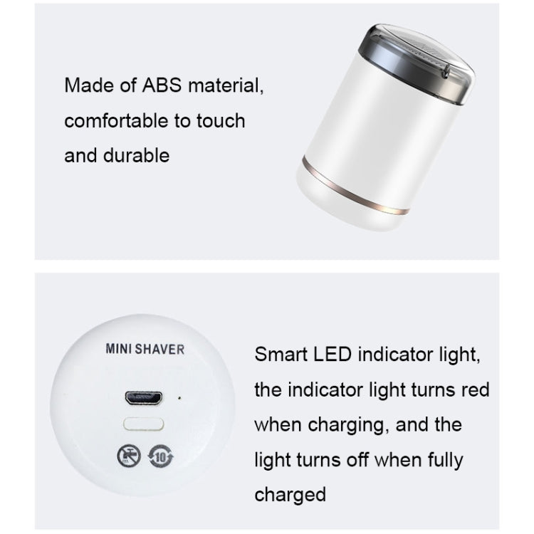 SH-588 USB Charging Electric Mini Shaver Portable Car Travel Shaver