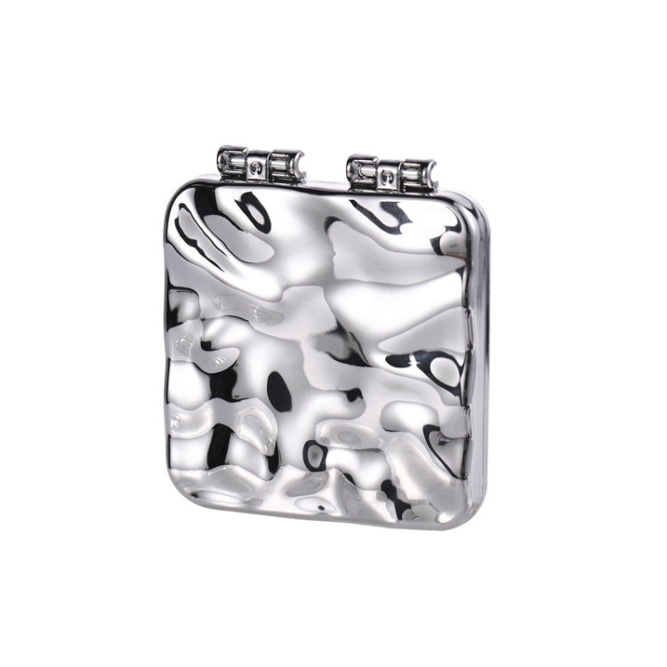 Desktop Mini Electroplating Makeup Double-sided Mirror For Ladies