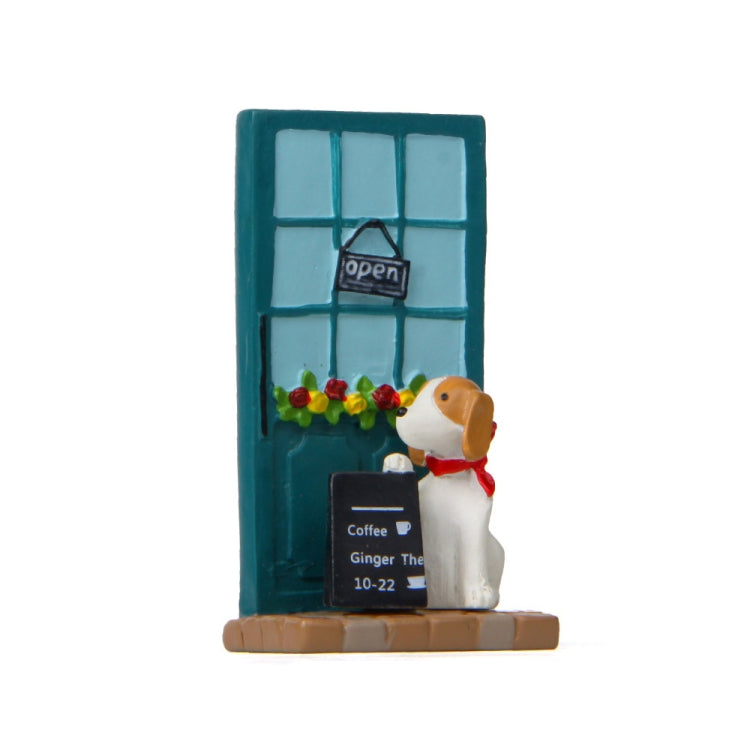 Puppy Billboard Micro-landscape Landscaping Doll Store Small Flower Desktop Decoration