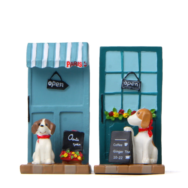 Puppy Billboard Micro-landscape Landscaping Doll Store Small Flower Desktop Decoration
