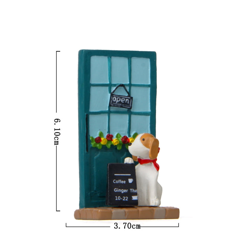 Puppy Billboard Micro-landscape Landscaping Doll Store Small Flower Desktop Decoration