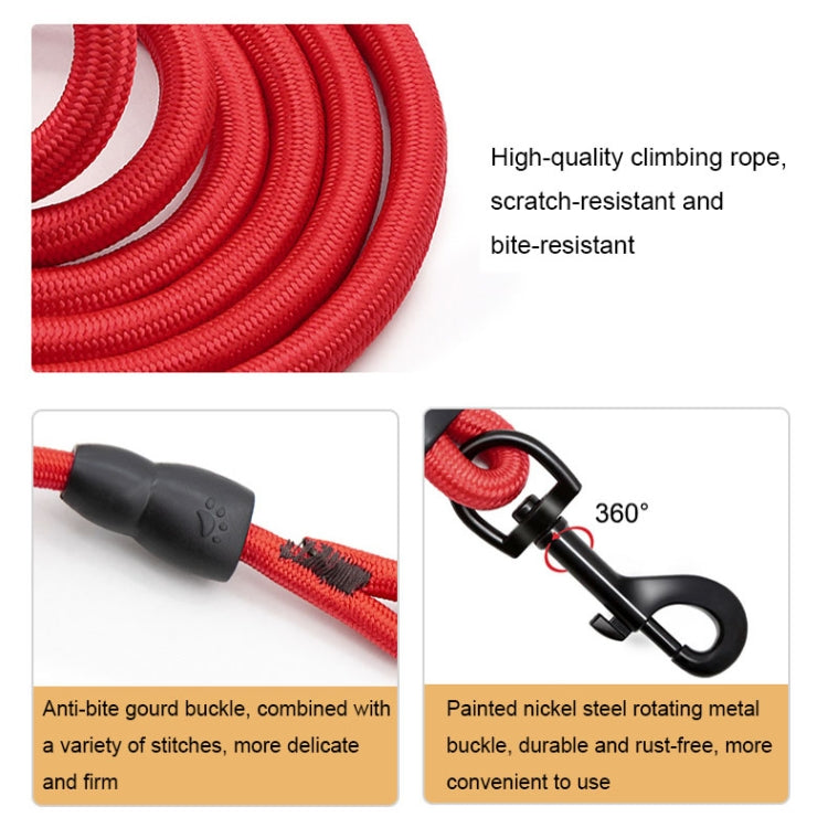 Sh36 Rock Climbing Rope Pet Leash Bold and Long Dog Training Tracking Rope