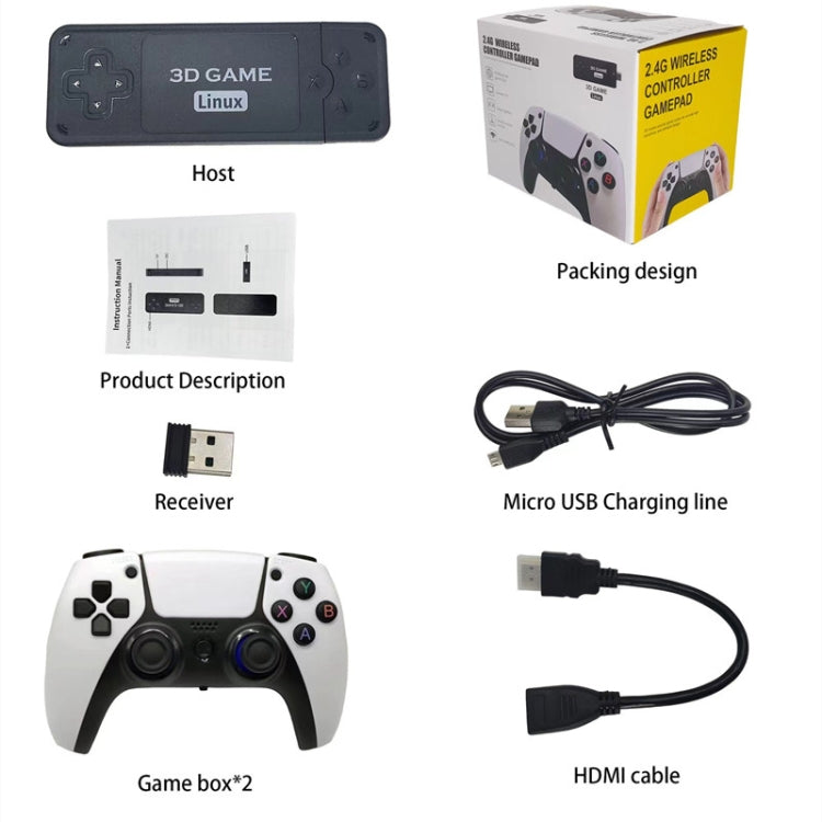 U9 PRO HDMI HD 2.4G Wireless PSP TV Double Game Console