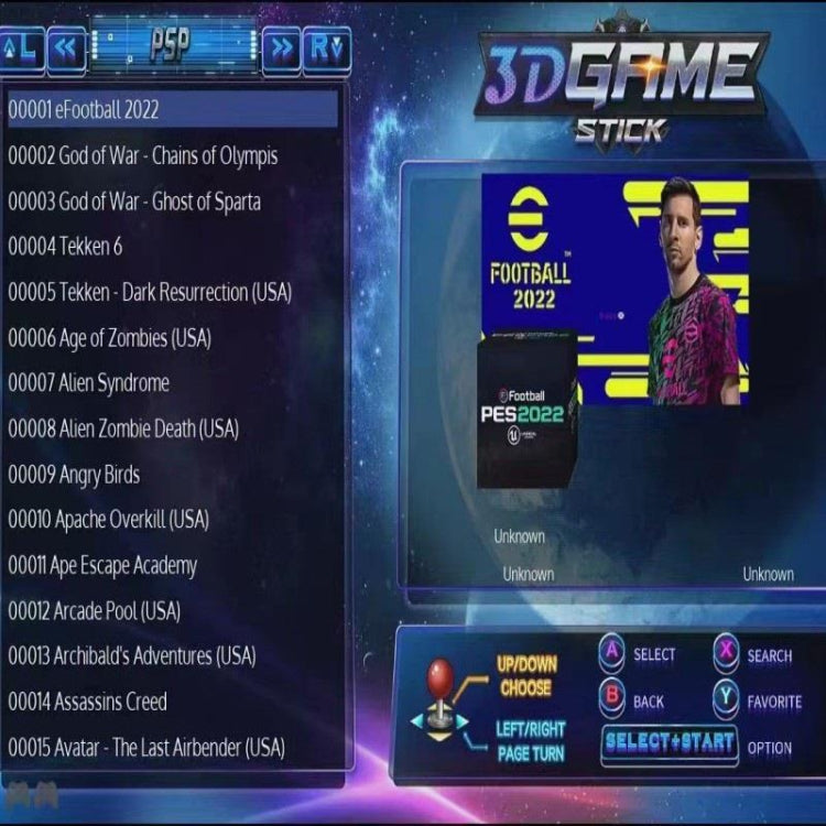 U9 PRO HDMI HD 2.4G Wireless PSP TV Double Game Console