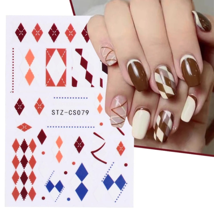 French Style Manicure Sticker Pop Stripe Line Nail Sticker