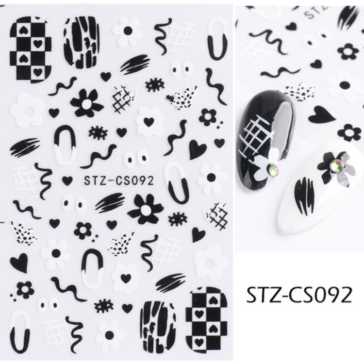 French Style Manicure Sticker Pop Stripe Line Nail Sticker