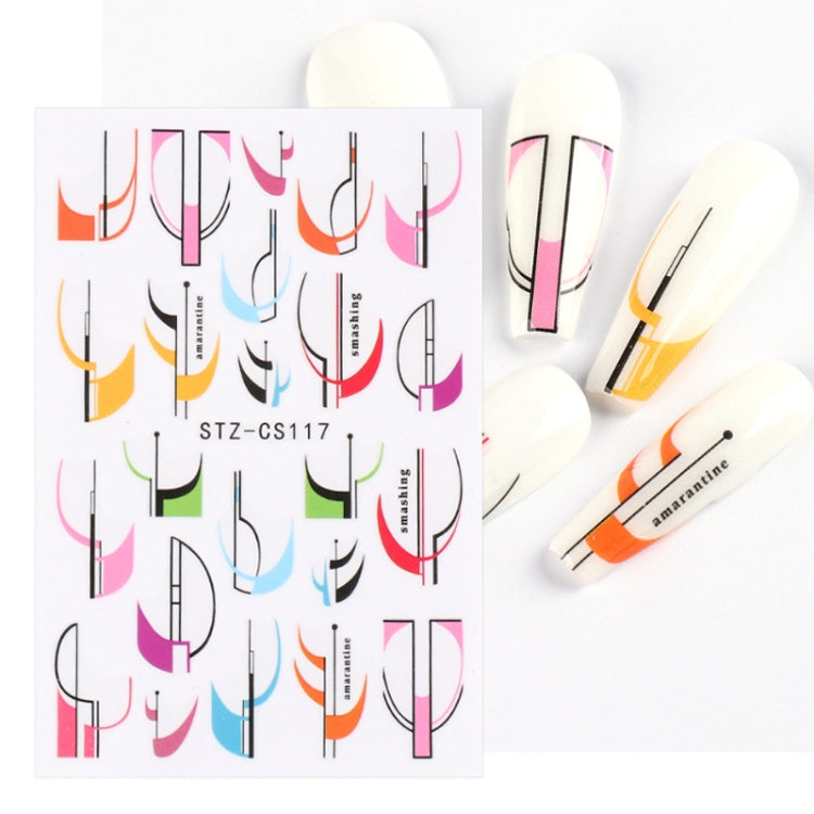 French Style Manicure Sticker Pop Stripe Line Nail Sticker