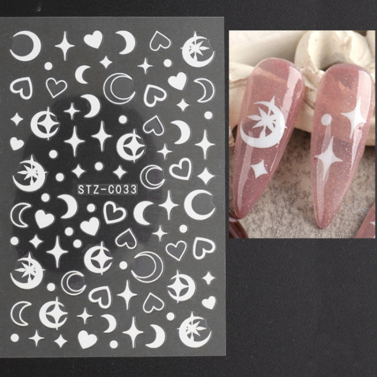 Gold Silver Manicure Stickers Imitation Metal Line Adhesive Nail Stickers