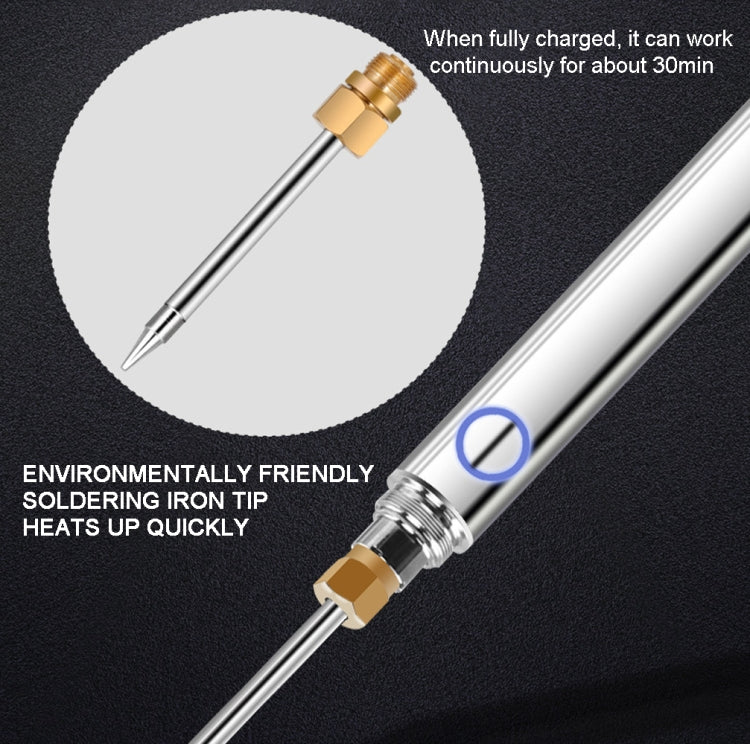 5V 15W Rechargeable Wireless Soldering Iron DIY Mini Soldering Pen