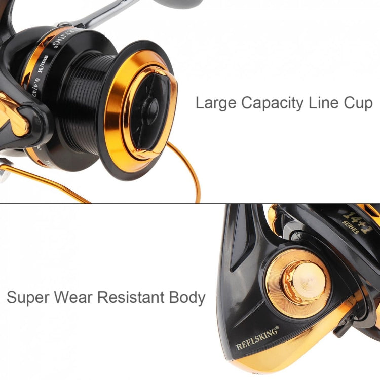 Long-distance Casting Reel Large Gapless Sea Rod Fishing Reel Spinning Reel
