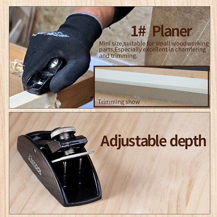 RUITOOL Woodworking Planer Metal Short Planer Edge Trimming Chamfer Planer