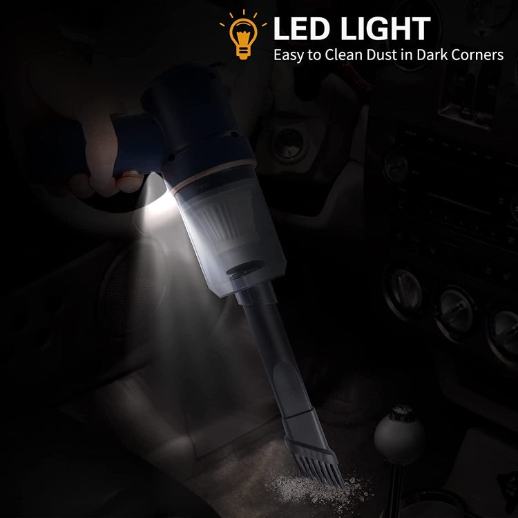 SUITU  ST-6638 Car Wireless Vacuum Cleaner Suction and Blower Integrated With Light ,Spec: