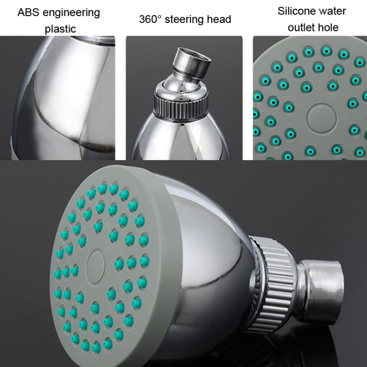 AL-63620 Detachable Bathroom Showerhead Overhead Spray Plastic Bathroom Rooftop Nozzle