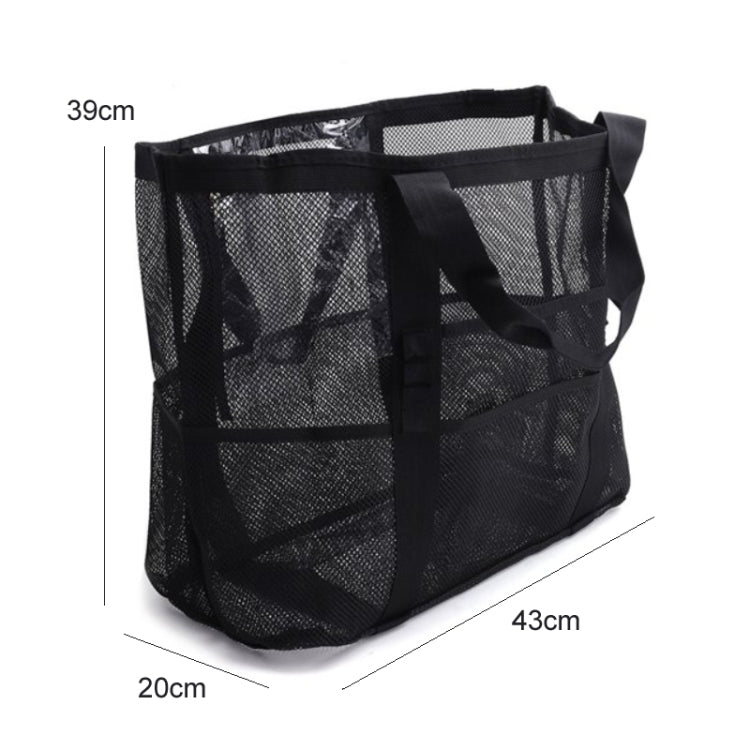 Large Capacity Mesh Swimming Tote Beach Bag