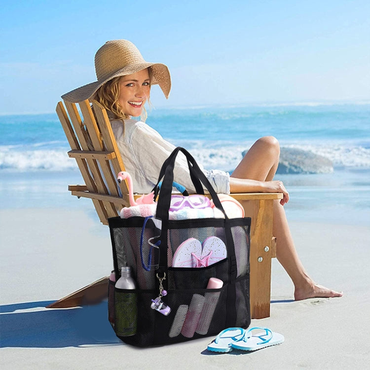 Large Capacity Mesh Swimming Tote Beach Bag