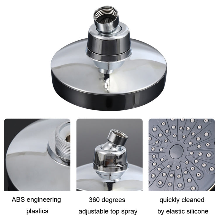 AL-63 4 inch Hotel Showerhead Overhead Spray Plastic Bathroom Rooftop Nozzle