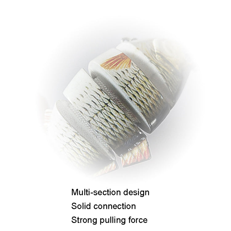 10cm Multi-sectional Bionic Bait Hook Long-distance Casting Sea Fishing Fake Lures