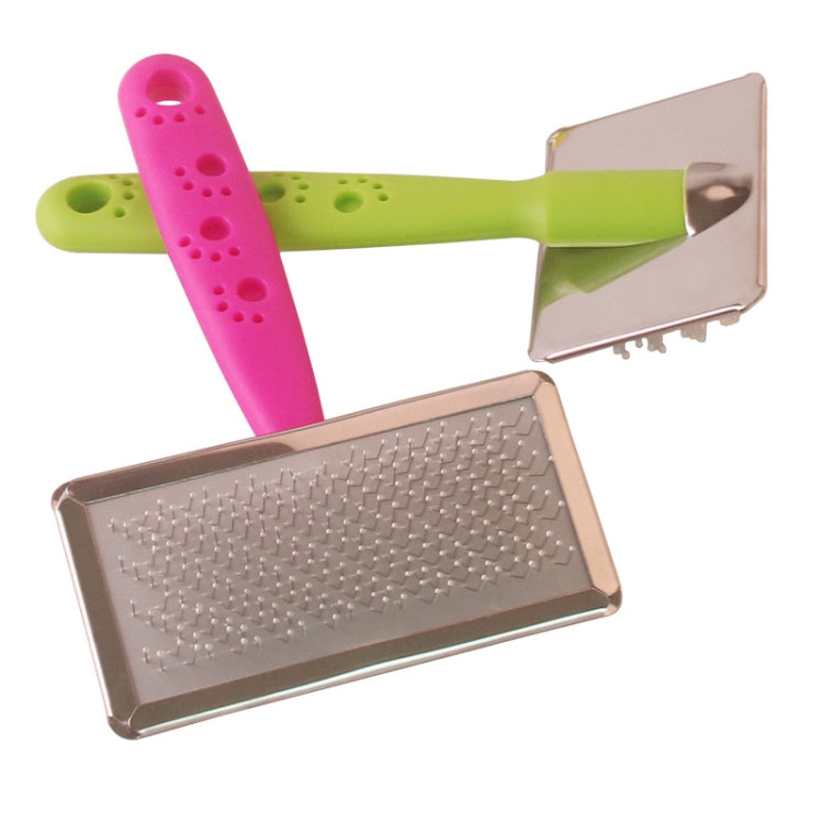 BG-W1347 Pet Hair Removal Massage Comb Dog Cleaning Tools, Random Color Delivery