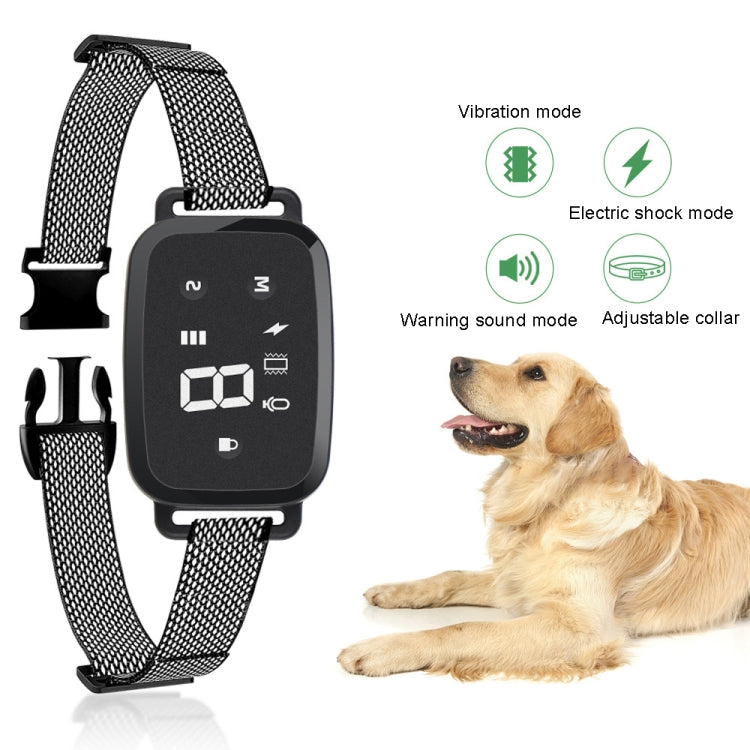 PT221 Intelligent Automatic Electric Strike Collar Touch Digital Display Rechargeable Waterproof Dog Trainer Stop Barker