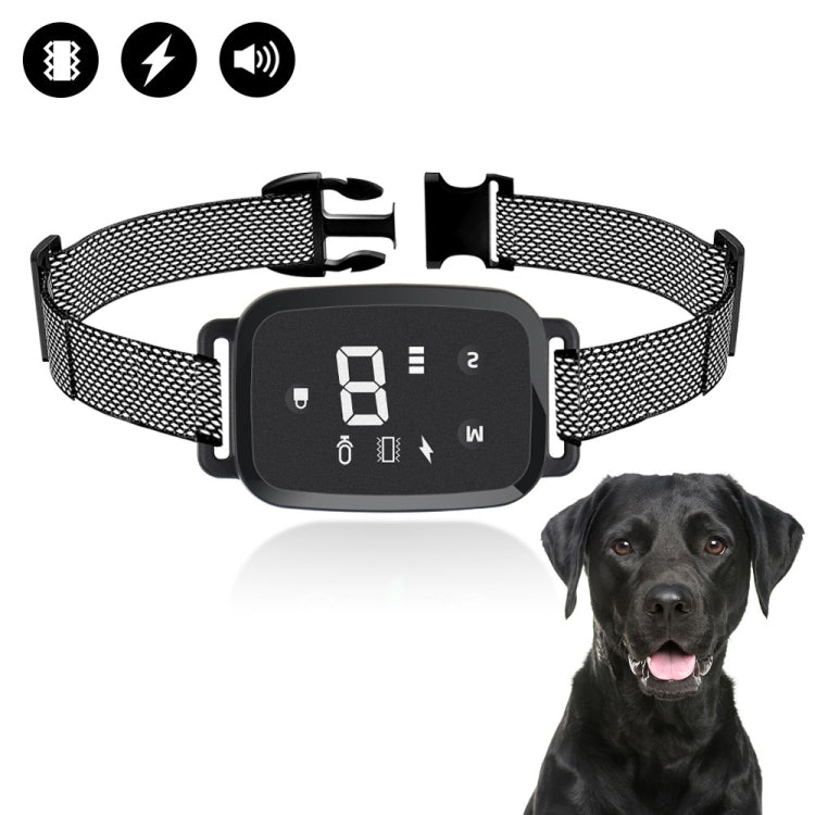 PT221 Intelligent Automatic Electric Strike Collar Touch Digital Display Rechargeable Waterproof Dog Trainer Stop Barker
