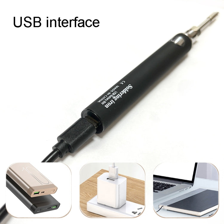 8W USB 5V Cordless Soldering Iron Low Voltage Soldering Pen