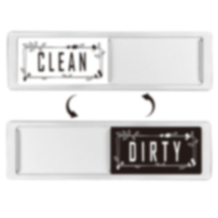 Dishwasher Magnet Clean Dirty Sign Double-Sided Refrigerator Magnet