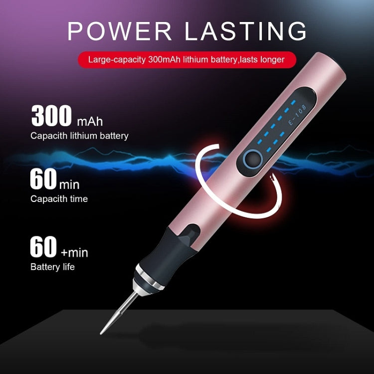 E108 59pcs/set Wireless Portable USB Rechargeable Mini Electric Drill Pen
